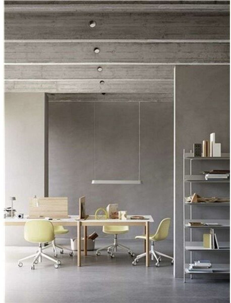 Függőlámpa Muuto, dimmable, Fekete, Étkező, Alumínium