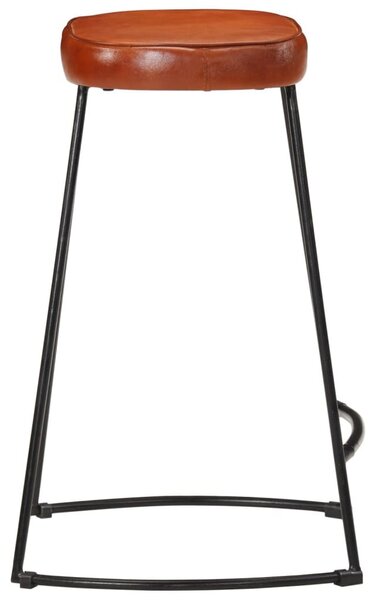 2 db sötétbarna bárszék 41x29x62 cm
