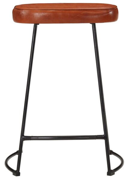 2 db sötétbarna bárszék 41x29x62 cm