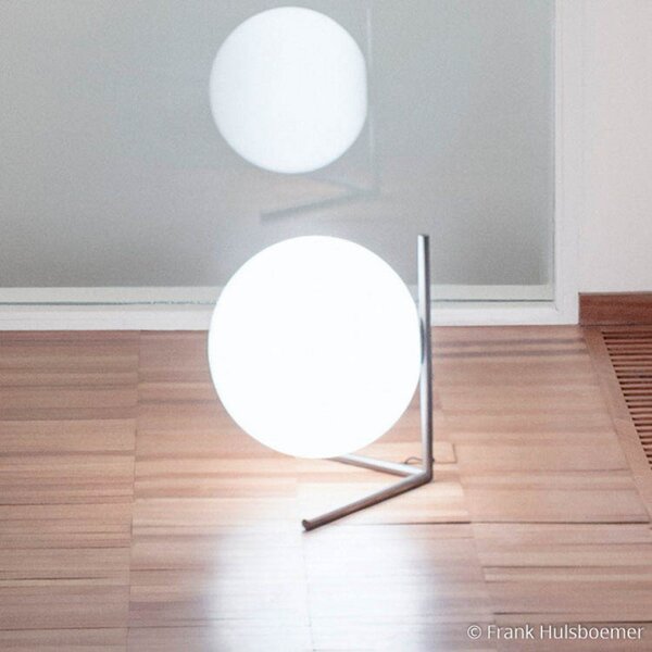 Asztali lámpa FLOS, IC, dimmable, Fémes, Nappali, Üveg, Dizájn
