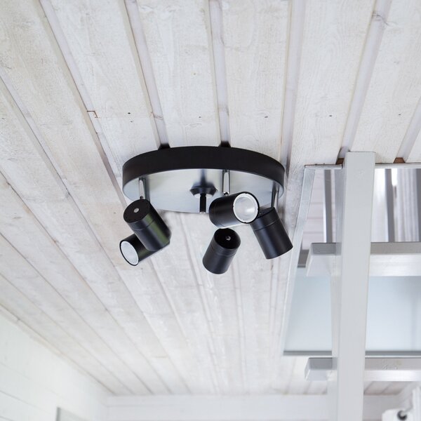 Mennyezeti Lámpa By Rydéns, Correct, dimmable, Fekete, Nappali, Fém, Modern