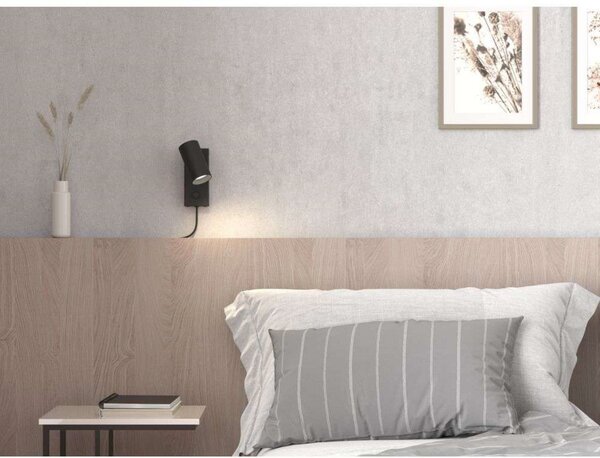 Fali Lámpa Belid, dimmable, Fekete, Nappali, Fém