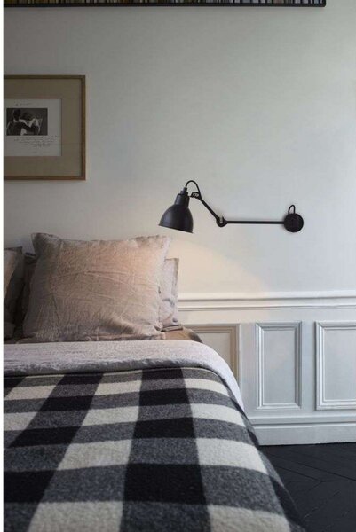 Fali Lámpa Lampe Gras, Fekete, Nappali, Fém