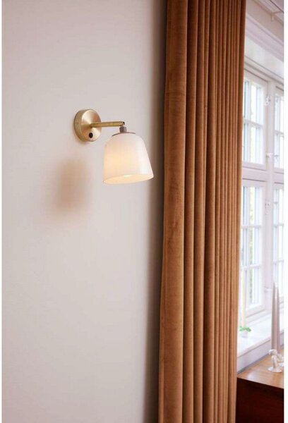 Room 49 Fali Lámpa Antique Brass/Opal - Halo Design
