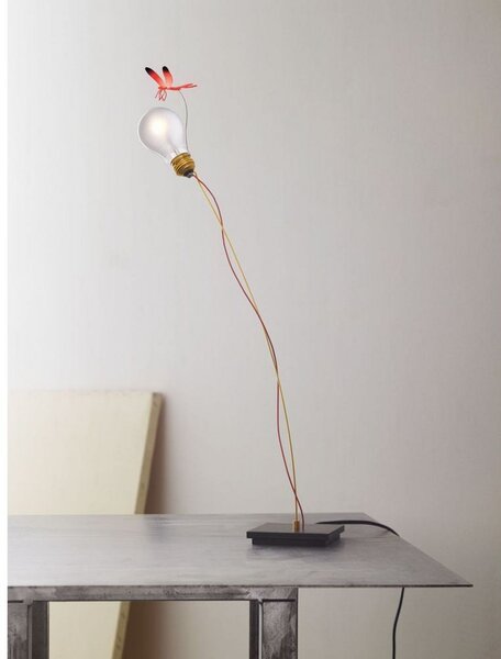 Asztali lámpa Ingo Maurer, dimmable, Fekete, Nappali, Alumínium