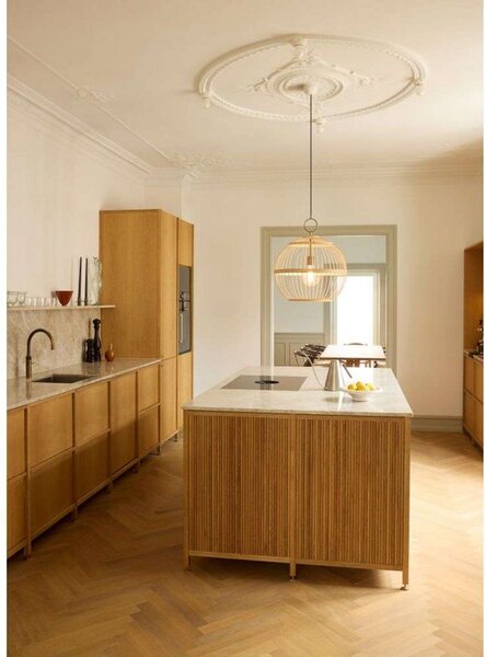 Stockholm Nordic lógó lámpa, Ø 50 cm, fa - Halo Design