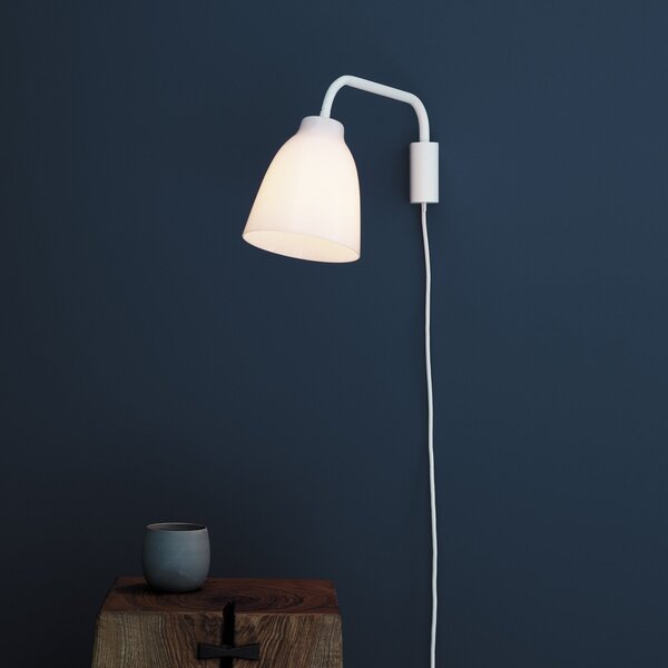 Fali Lámpa FRITZ HANSEN, Caravaggio, dimmable, Fehér, Nappali, Fém, Dizájn
