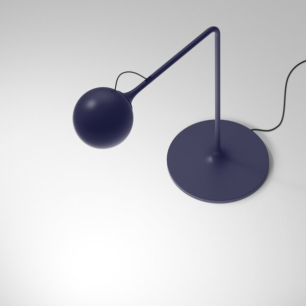 Asztali lámpa Artemide, Ixa, dimmable, Kék, Nappali, Fém, Dizájn