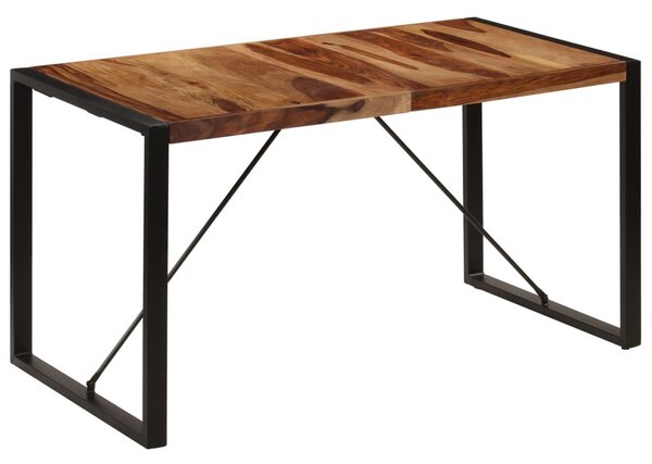 Tömör akácfából étkezőasztal 140 x 70 x 75 cm