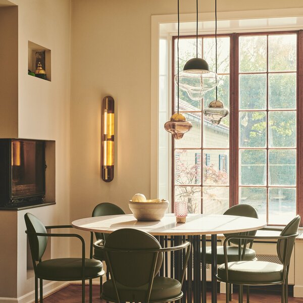 Függőlámpa DESIGN BY US, Nutty XL, dimmable, Átlátszó, Nappali, Üveg, Dizájn