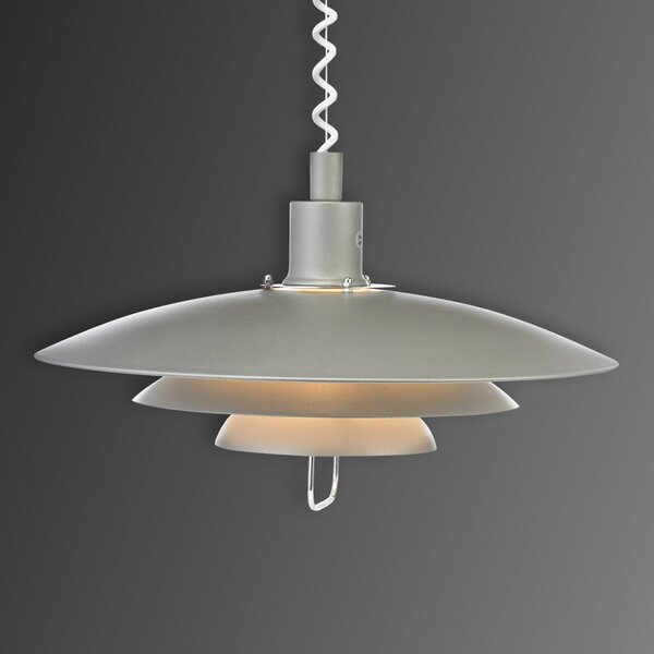 Függőlámpa Markslöjd, KIRKENES, dimmable, Szürke, Nappali, Fém, Modern