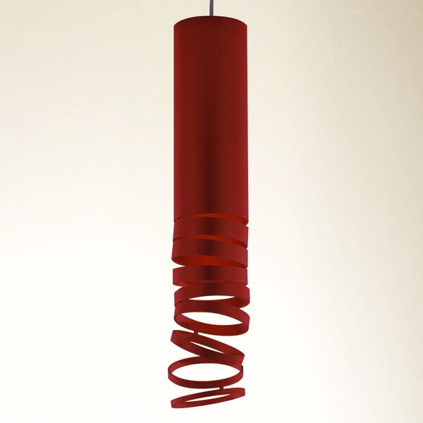 Függőlámpa Artemide, Decomposé, dimmable, Piros, Nappali, Fém, Dizájn