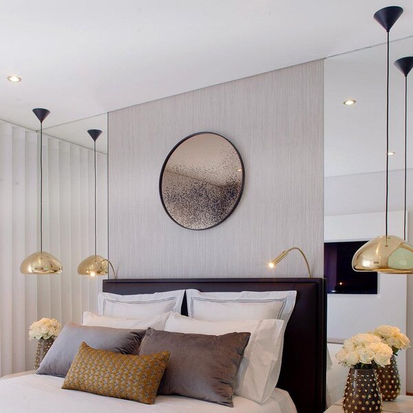 Függőlámpa Tom Dixon, Void, dimmable, Arany / Sárgaréz, Nappali, Sárgaréz, Dizájn