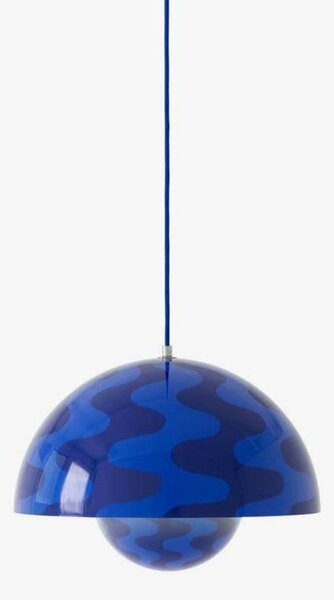 Függőlámpa &Tradition, Flowerpot VP7, dimmable, Kék, Nappali, Fém, Dizájn