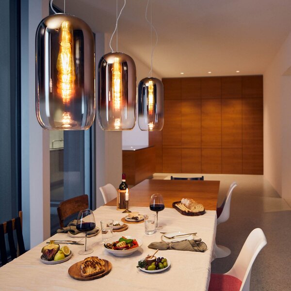 Függőlámpa Artemide, Gople Mini, dimmable, Réz, Nappali, Üveg, Dizájn