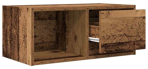 2 db antik fa szerelt fa fali TV-szekrény 60x31x25,5 cm
