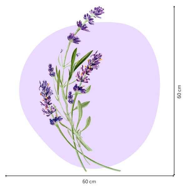 PIPPER. Textil falmatrica "Levendula"