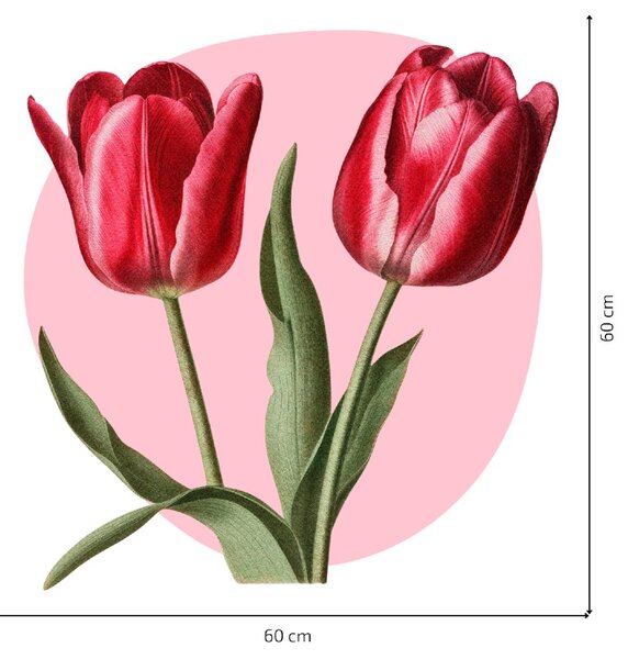 PIPPER. Textil falmatrica "Tulipánok"