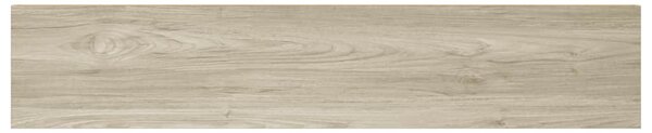 4 db tölgyszínű MDF lebegő fali polc 120 x 23,5 x 3,8 cm
