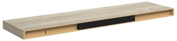 2 db kék MDF lebegő fali polc 90 x 23,5 x 3,8 cm