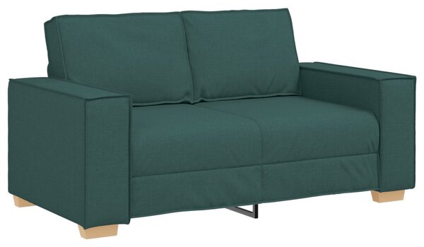 VidaXL Kanapé 3 pcs Sötétzöld 220 x 80 x 84 cm Lábbal kevert anyag