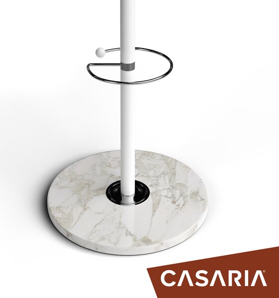 Casaria® Állvány ruhaakasztó - fehér 173cm