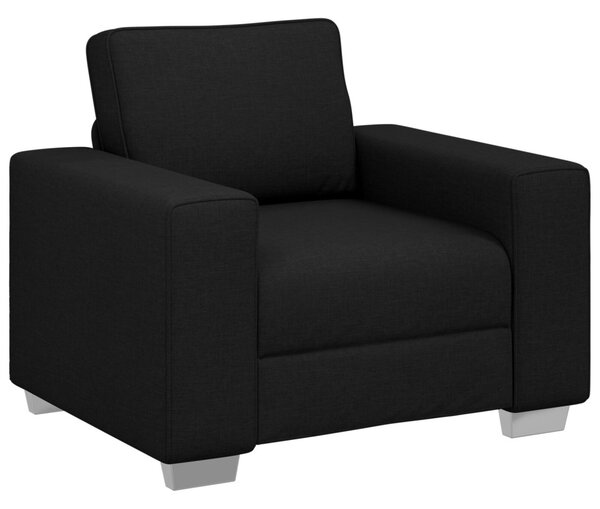 VidaXL Kanapé Fekete 100 x 80 x 82 cm szövet