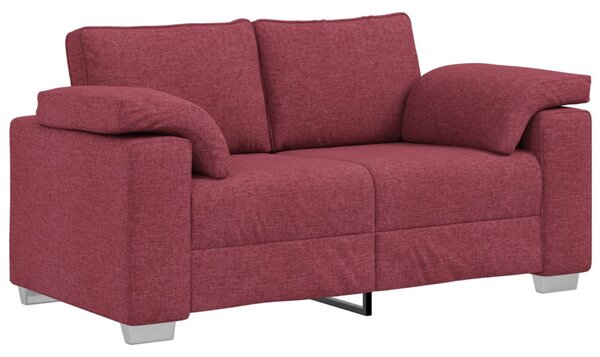Kanapé 2 pcs Bordó 219 x 80 x 82 cm szövet