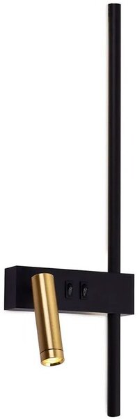 Fali lámpaAPP1439-2-W BLACK GOLD LEFT