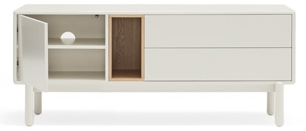 Krémszínű TV-állvány 140x56x40 cm Corvo – Teulat
