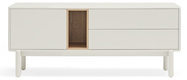 Krémszínű TV-állvány 140x56x40 cm Corvo – Teulat