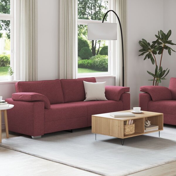 Kanapé 2 pcs Bordó 219 x 80 x 82 cm szövet