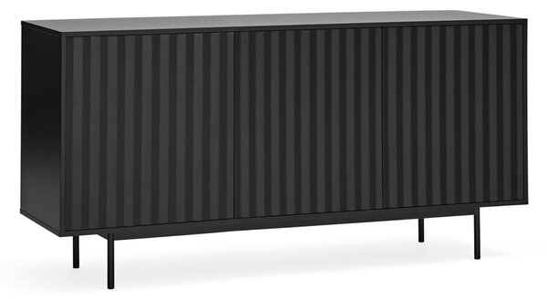 Fekete alacsony komód 159x80 cm Sierra – Teulat