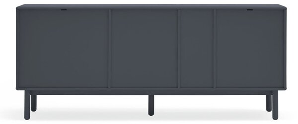 Sötétszürke alacsony komód 180x76 cm Corvo - Teulat