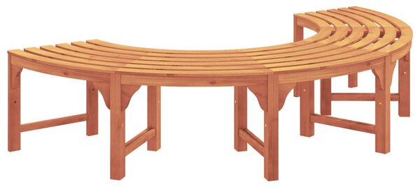 Fa pad 2 pcs Természetes 160 x 80 x 45cm Tömör Eukaliptusz Fa
