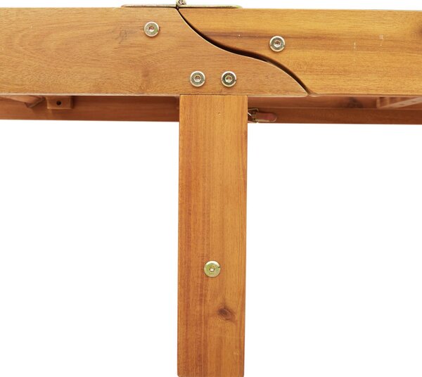 Napozó Barna 199 x 63 x 85 cm Tömör Akácfa
