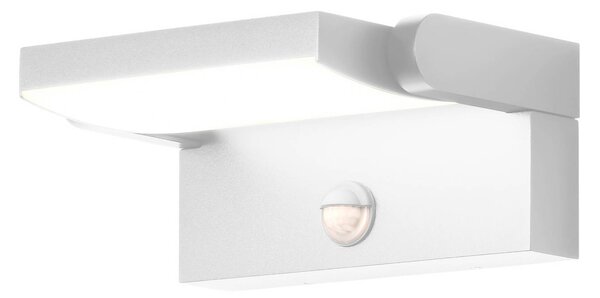 CMD LED fali lámpa 9111, érzékelő, fehér, 21 cm, CCT, IP54, Fehér / opál, Alumínium, Modern