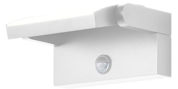 CMD LED fali lámpa 9111, érzékelő, fehér, 21 cm, CCT, IP54, Fehér / opál, Alumínium, Modern