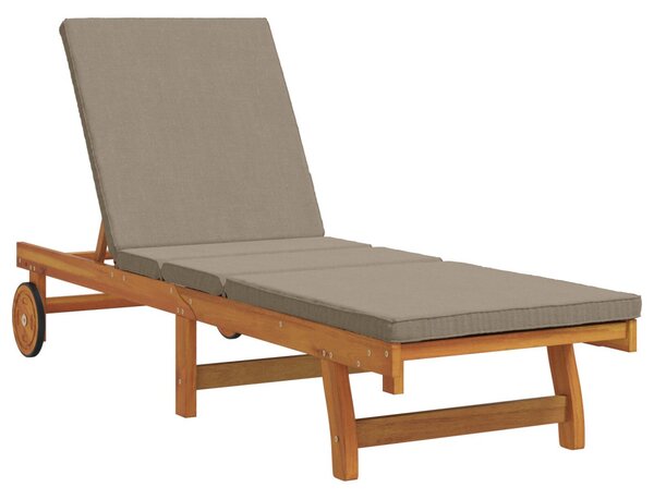 Napozó Barna 199 x 63 x 85 cm Tömör Akácfa