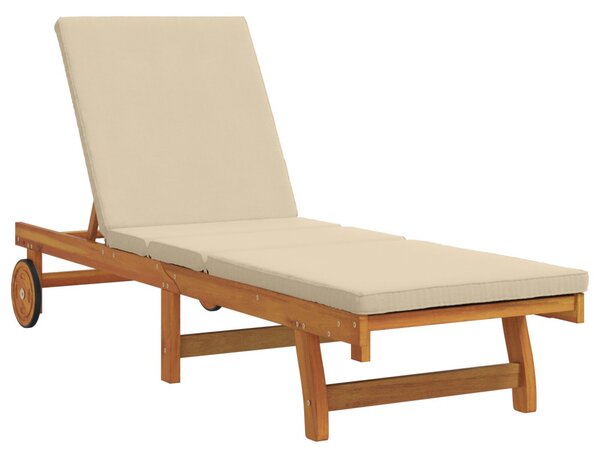 Napozó Barna 199 x 63 x 85 cm Tömör Akácfa