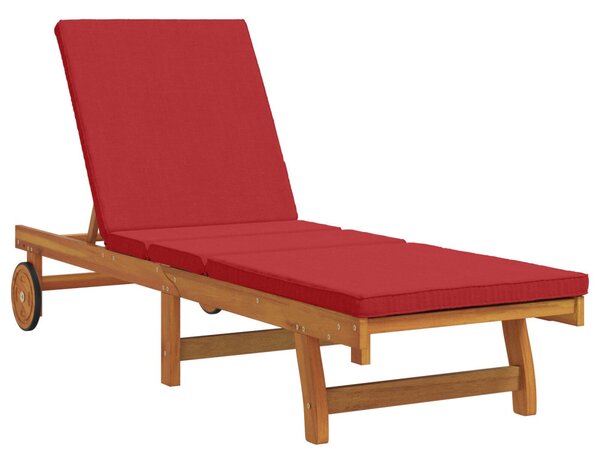 Napozó Barna 199 x 63 x 85 cm Tömör Akácfa