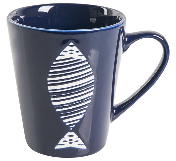 16 darabos étkészlet TAMARIND Porcelán Fehér/kék