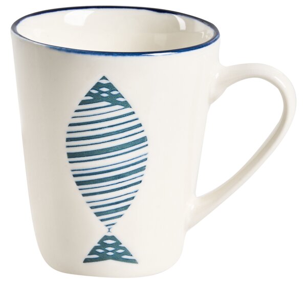 16 darabos étkészlet TAMARIND Porcelán Fehér/kék