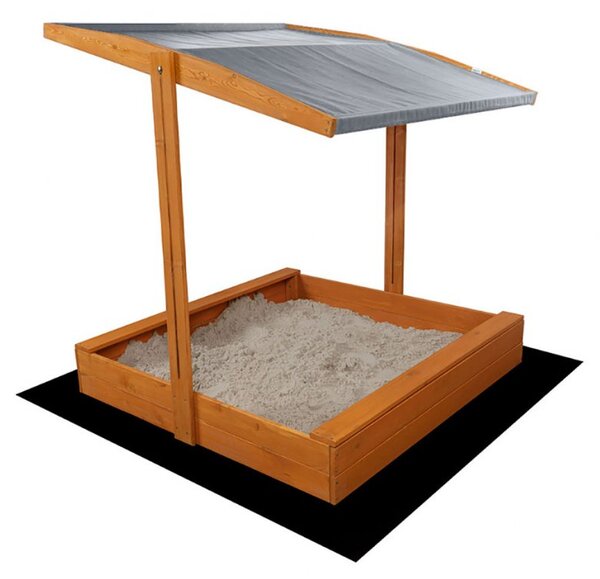 120 cm-es homokozó impregnált tetővel + agrotextíliával