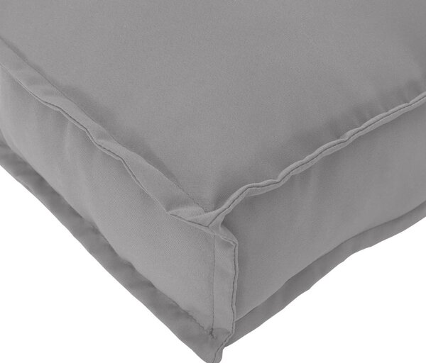 Raklap Párna Ülés Szürke 80x80x12 cm Oxford Szövet