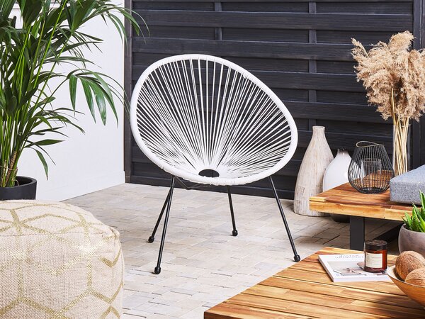 Bisztrószett ACAPULCO II PE Rattan Fehér