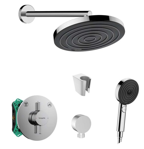 SANITINO - Zuhanyszett keverővel és rejtett testtel hansgrohe, kielle tartozékok, króm SANI21HHK000