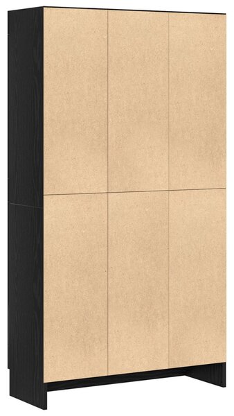 Könyvespolc Fekete tölgy 82,5 x 30,5 x 150 cm Faanyag