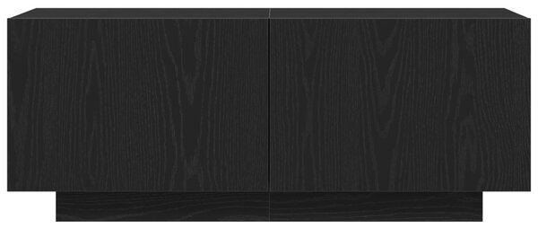 TV szekrény Fekete tölgy 100 x 35 x 40 cm Faanyag