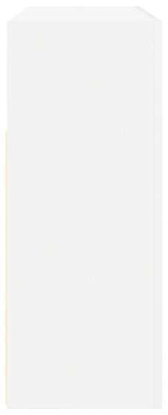 Fehér Oldalszekrény Fehér Mérnöki fa 116 x 30 x 75 cm Modern